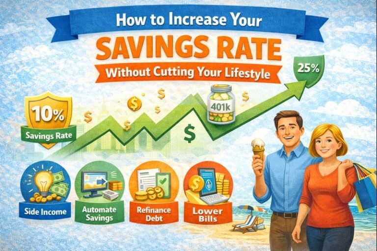 How to Increase Your Savings Rate Without Cutting Your Lifestyle?